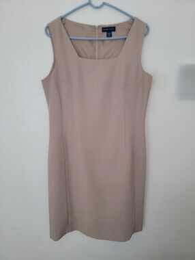 Karen Scott Sleeveless Square Neck Sheath Dress